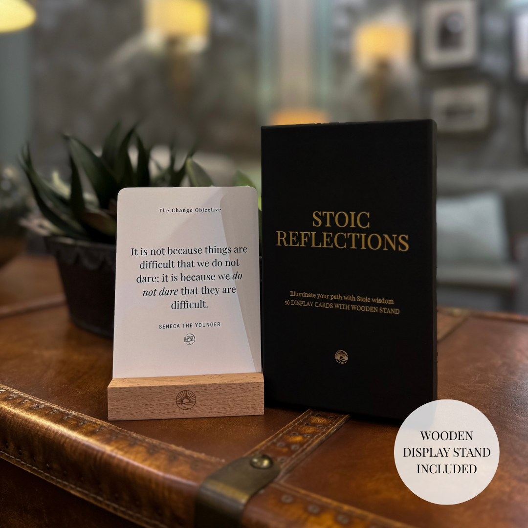 Stoic Reflection Display Cards