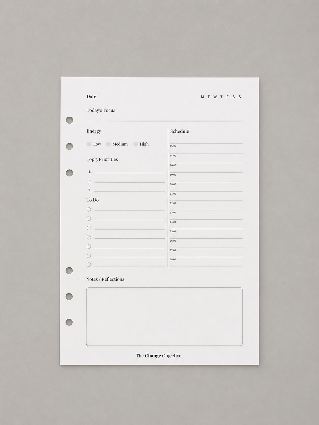The Daily Planner Inserts