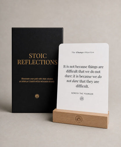 Stoic Reflection Display Cards