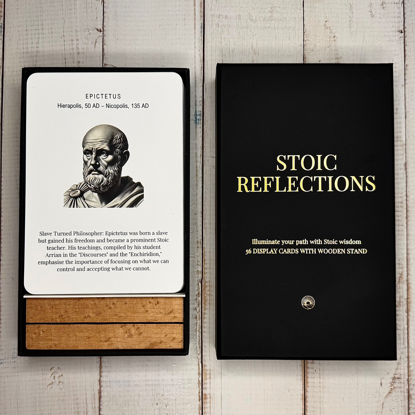 Stoic Reflection Display Cards