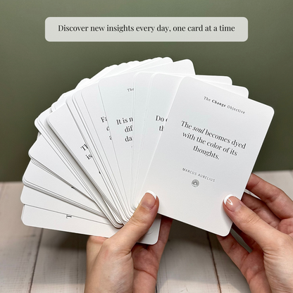 Stoic Reflection Display Cards