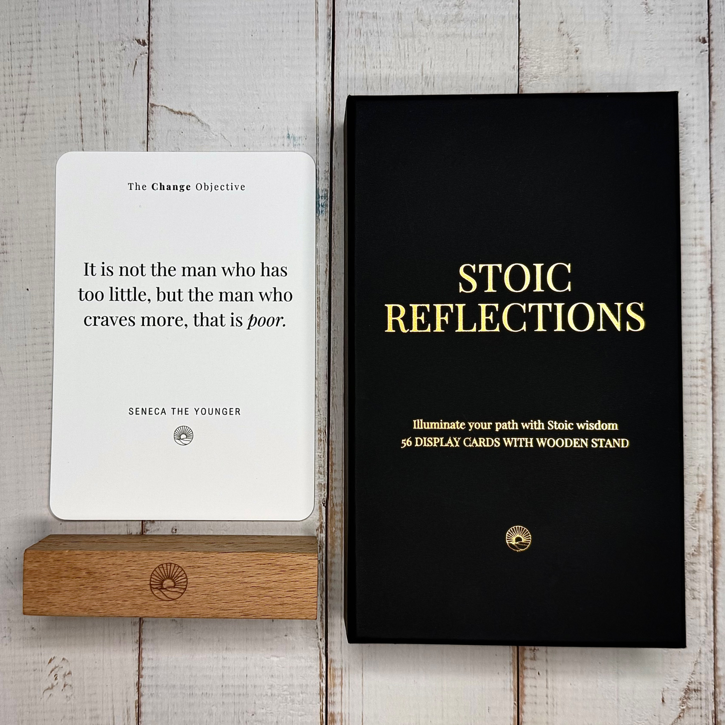 Stoic Reflection Display Cards